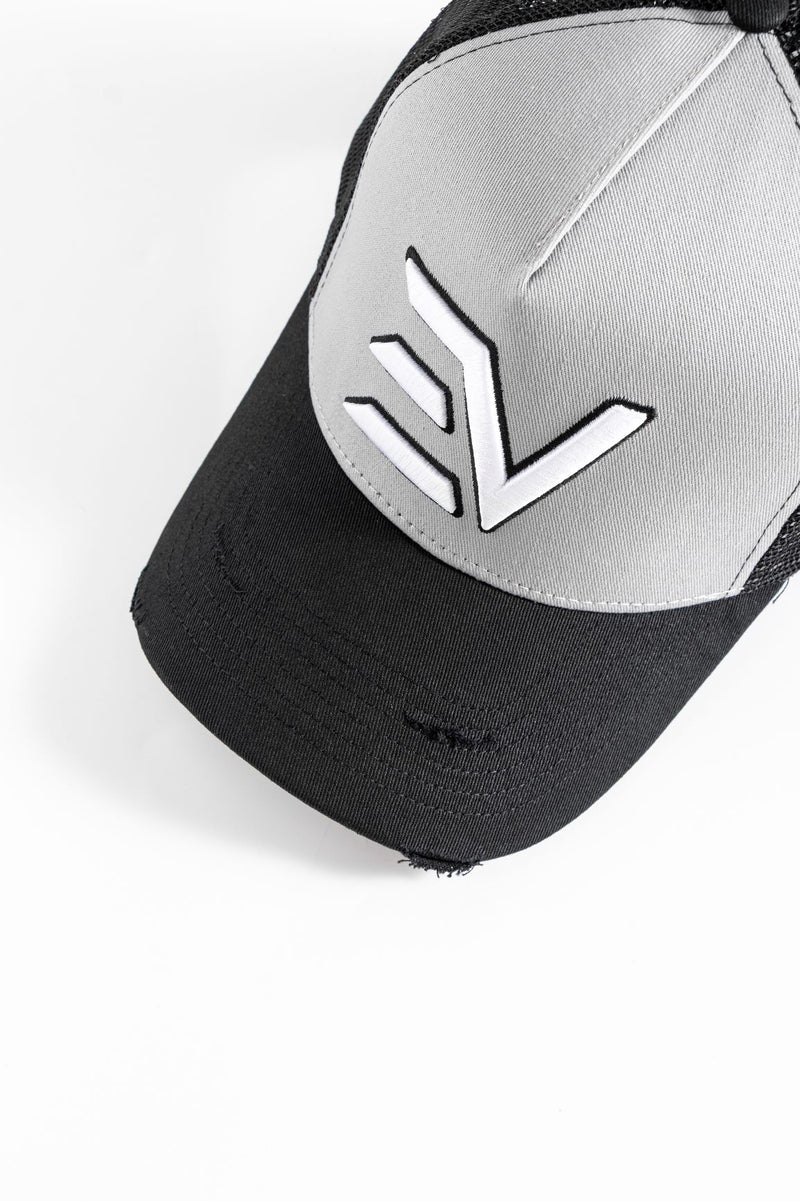 ENVI TRUCKER CAP - GREY/BLACK - Image 4