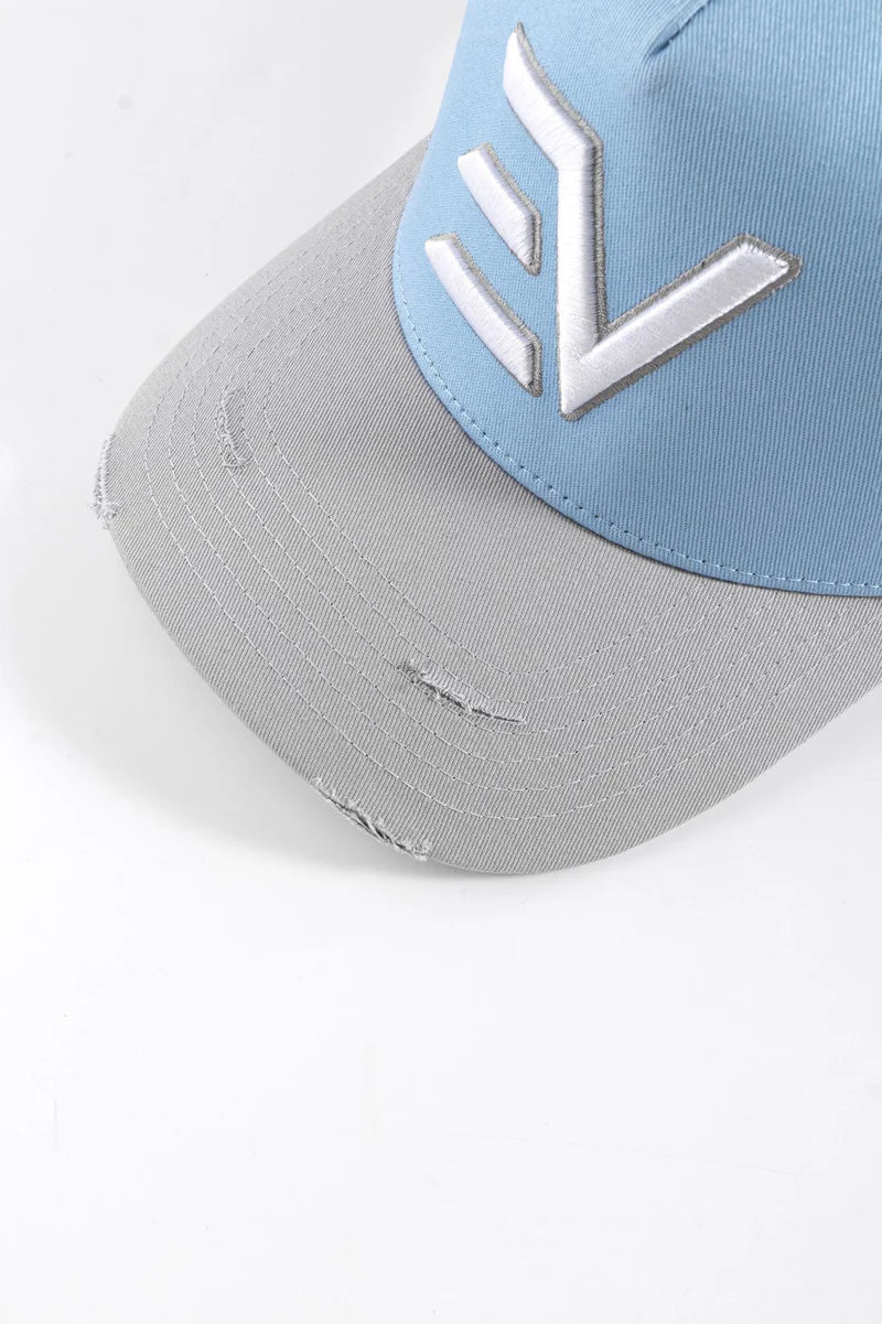 ENVI TRUCKER CAP - GREY/BLUE - Image 3