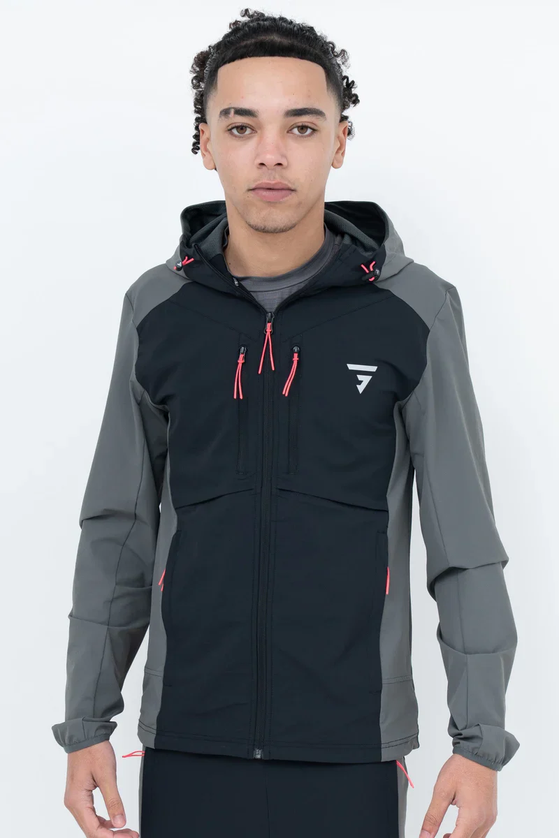 GRIID EDGE TRACKSUIT - PHANTOM/BRIGHT RED - Image 3