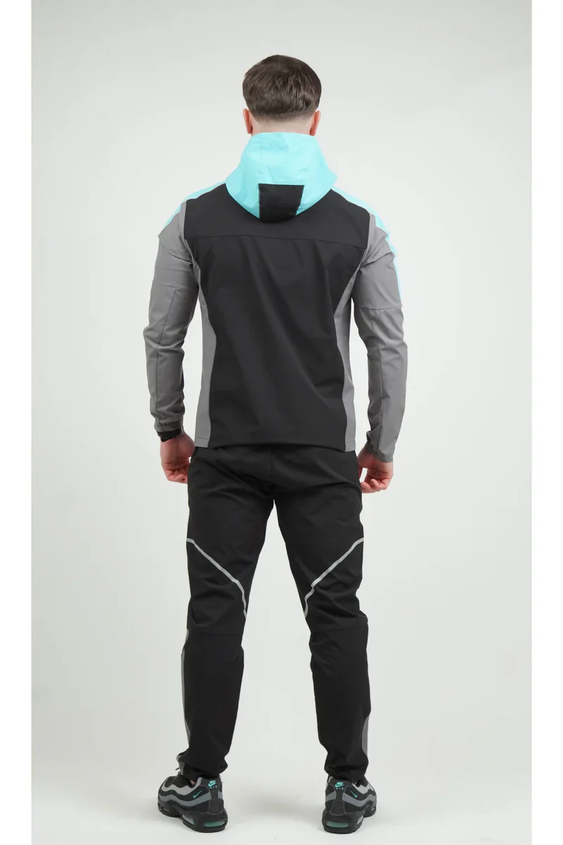 GRIID REFLECT TRACKSUIT - BLACK/SLATE GREY/AQUA - Image 2