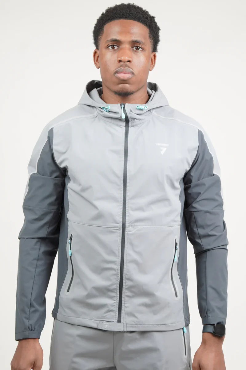 GRIID REFLECT TRACKSUIT - LIGHT GREY /DARK GREY/LIGHT BLUE